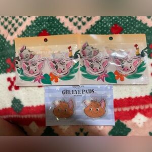 Disney Animal Gel Eye Pads - Pink and Orange